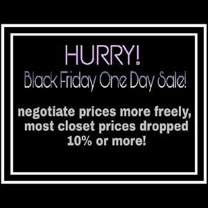 Black Friday One Day Sale [Over]