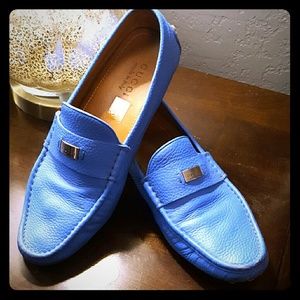 Authentic Gucci Italy Leather Loafers