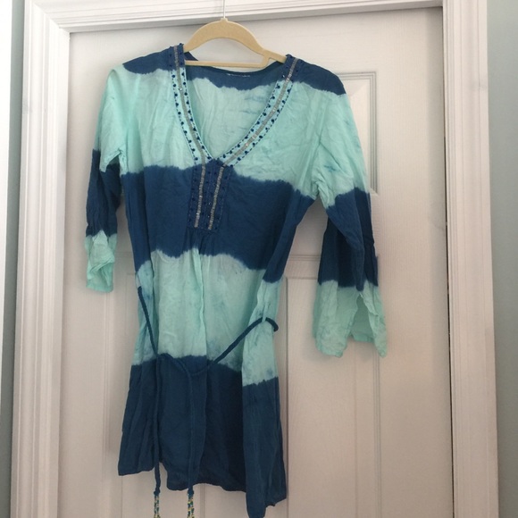 Watercolor Beaded Top - Picture 1 of 3