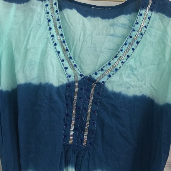 Watercolor Beaded Top - Picture 3 of 3