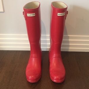 Original Tall Hunter Boots - Red