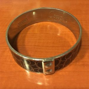 Coach black bracelet