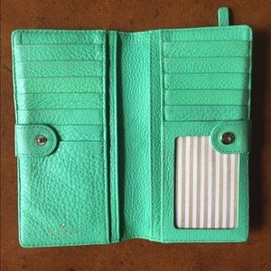 Green Kate Spade Wallet