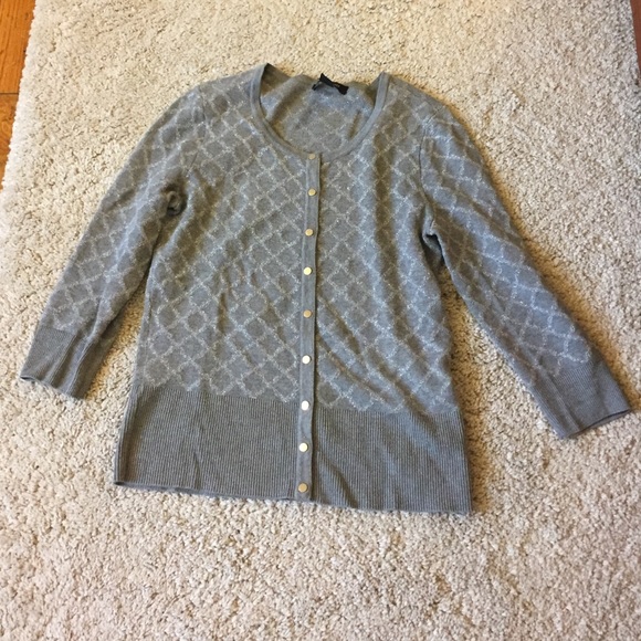 Silver and grey cardigan