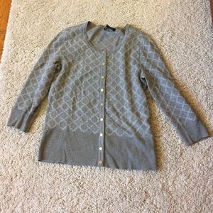 Silver and grey cardigan