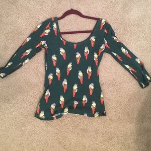 Anthropologie bird shirt