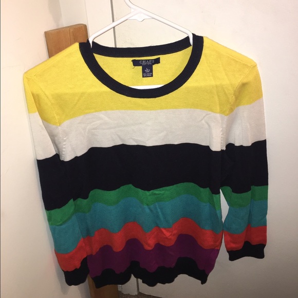 Chaps Multicolor Sweater- Never Worn