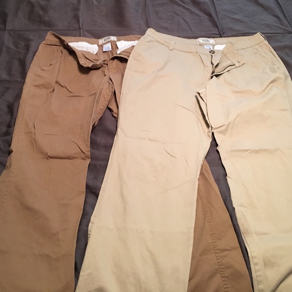 Old Navy Khaki Flares