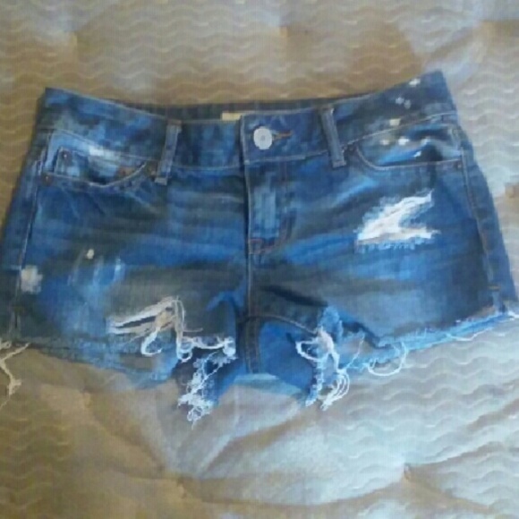 Denim shorts