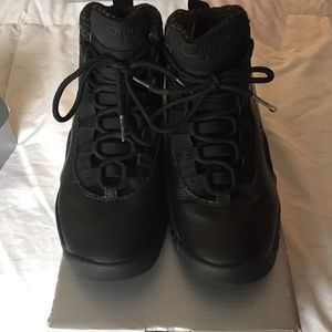 Retro Air Jordan's All Black 10s