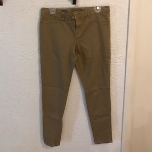 Women's khaki denim leggings