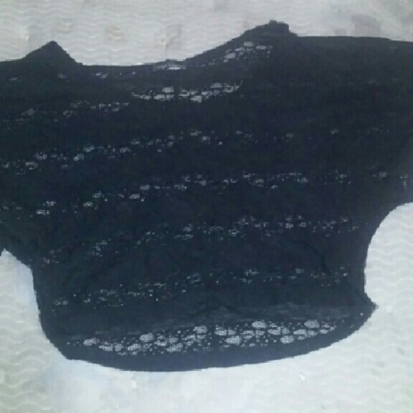 See through crop top
