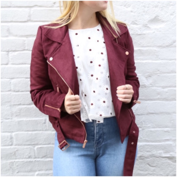 LC LAUREN CONRAD RUNWAY COLLECTION MOTO JACKET - Picture 3 of 4