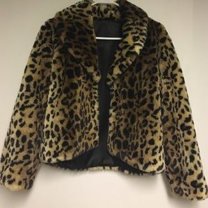 Animal Print Coat