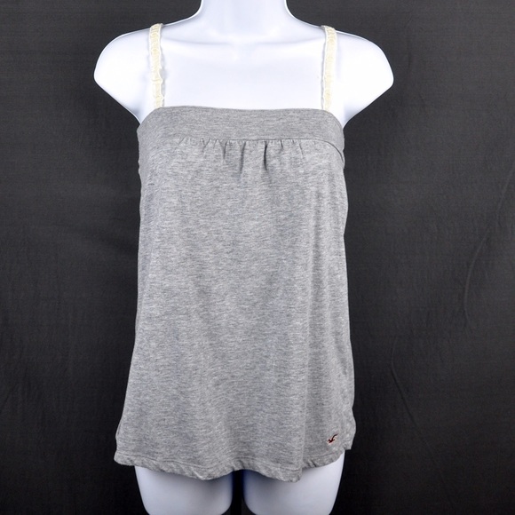 Hollister Tops - Hollister Heather Grey Spaghetti Strap Tank