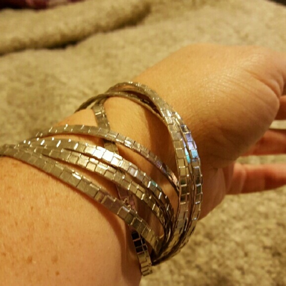 Lane Bryant stacked bangle bracelet