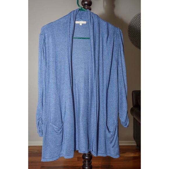 Soft blue cardigan