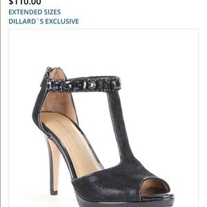 Antonio Melani suede t strap dress shoes