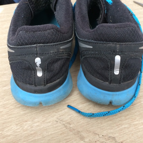 Nike flex 2013 run black/blue - Picture 3 of 4