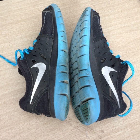 Nike flex 2013 run black/blue - Picture 4 of 4