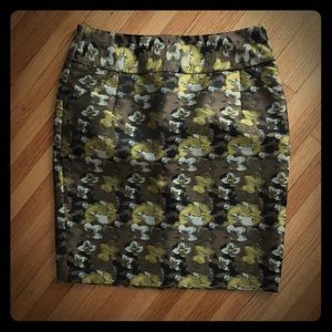 Knee length pencil skirt