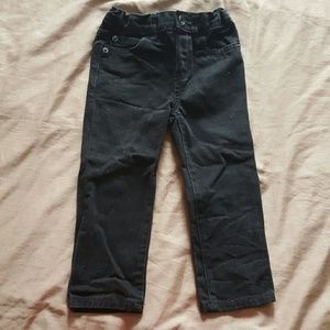 Baby Boys Black Skinny Pants