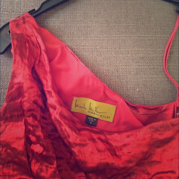 Nicole Miller Cocktail Dress - Classic Red