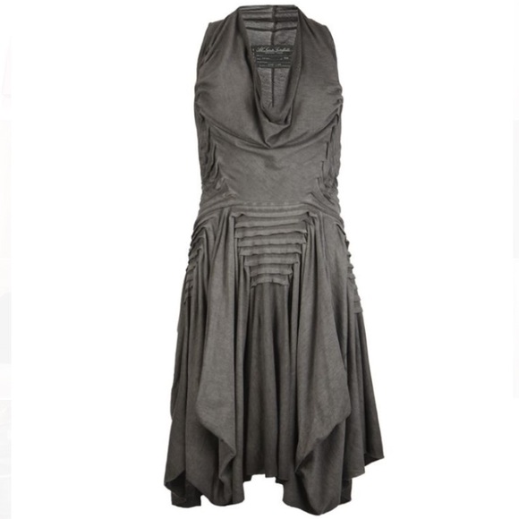 all saints grey dress