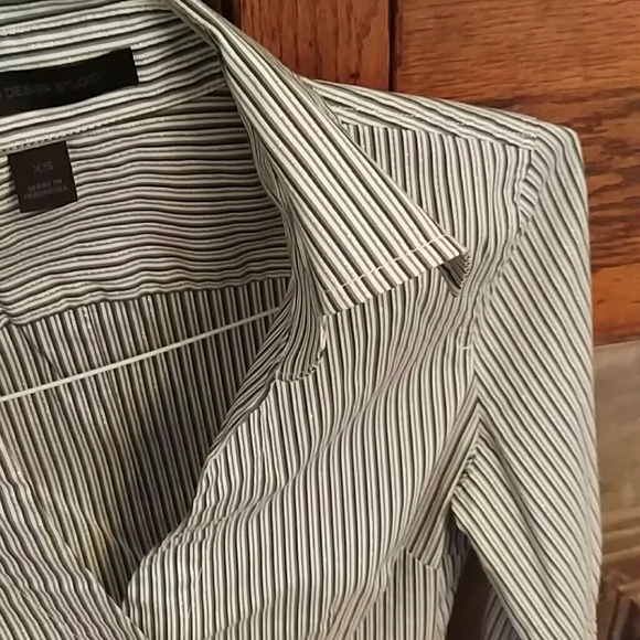 Express V-Neck Button Down - image 3