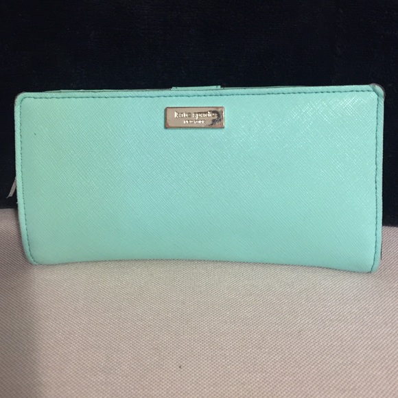 Turquoise Kate Spade wallet