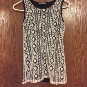 Lace tank top