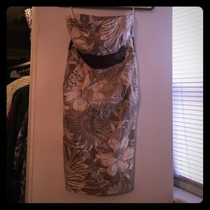 Anthropologie strapless dress