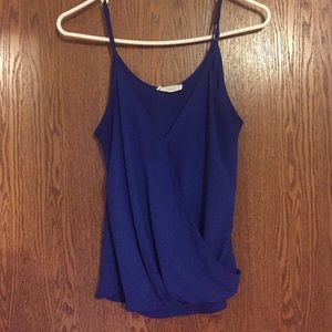 Lush blue tank top