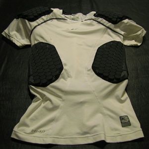 Nike Pro Combat Rib Padded Football Shirt