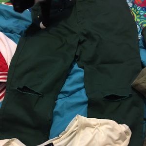 Wet seal whripped knee pants
