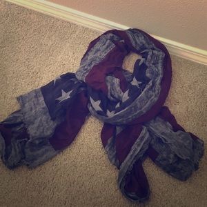 American flag scarf