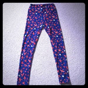 Lularoe one size bird leggings!