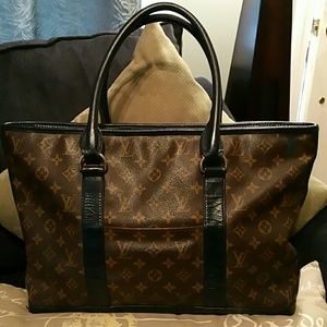 Vintage large Louis Vuitton bag brief case tote