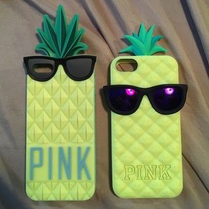 Pineapple VS Pink iPhone 5/5s cases