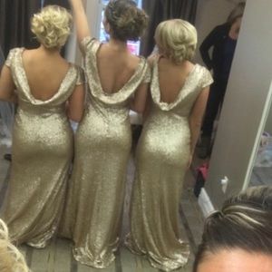 Gold Prom/Bridesmaid Dress