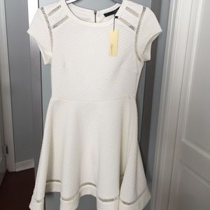 NWT White Fit and Flare Dress by SugarLips
