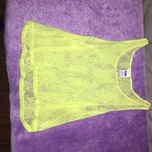 Neon crop top