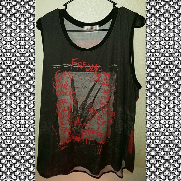 Hot Topic Tops - 🎉A NIGHTMARE ON ELM STREET MUSCLE TANK TOP🎉