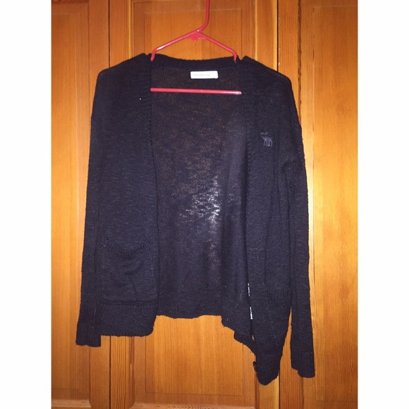 Abercrombie Black Sweater Cardigan
