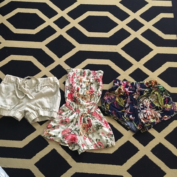 Shorts and a romper