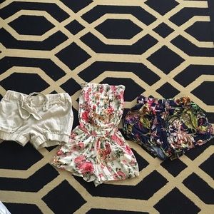 Shorts and a romper