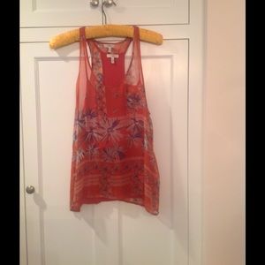 JOIE Sheer Racerback Camisole