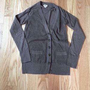 Mossimo Brown Waffle Cardigan