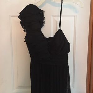 Black floor length Evening Gown