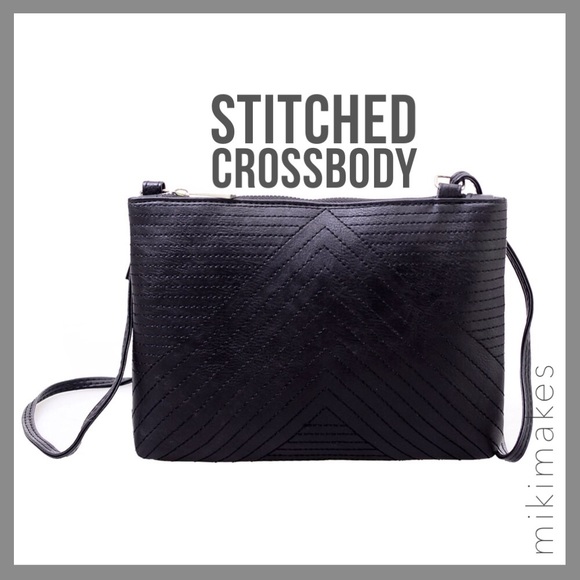 Small black crossbody quilted bag - Picture 1 of 4